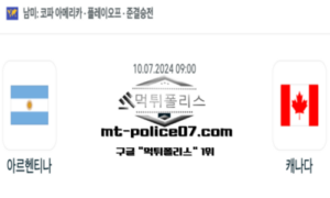 2024년 7월 10일 09:00 코파아메리카 준결승 축구 아르헨티나 vs 캐나다 스포츠 픽 2024년 7월 10일 09:00 코파아메리카 준결승 축구 아르헨티나 vs 캐나다 스포츠 픽