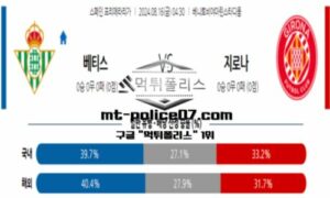 2024년 8월 16일 04:30 스페인 프리메라리가 베티스 vs 지로나 스포츠 픽 2024년 8월 16일 04:30 스페인 프리메라리가 베티스 vs 지로나 스포츠 픽