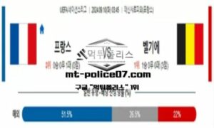 2024년 9월 10일 03:45 UEFA 네이션스리그 프랑스 vs 벨기에 스포츠 픽