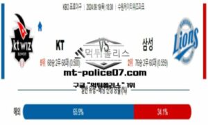 2024년 9월 19일 18:30 KBO 프로야구 KT vs 삼성 스포츠 픽 2024년 9월 19일 18:30 KBO 프로야구 KT vs 삼성 스포츠 픽
