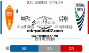 2024년 9월 7일 19:00 일본 J2리그 야마구치 vs 도쿠시마 스포츠 픽 2024년 9월 7일 19:00 일본 J2리그 야마구치 vs 도쿠시마 스포츠 픽
