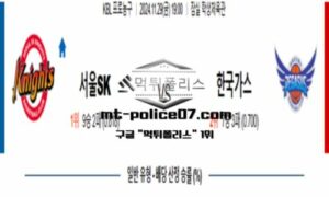 2024년 11월 29일 19:00 KBL 프로농구 서울SK vs 한국가스공사 스포츠 픽 2024년 11월 29일 19:00 KBL 프로농구 서울SK vs 한국가스공사 스포츠 픽