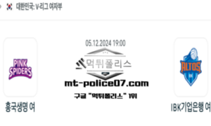 2024년 12월 5일 19:00 V-리그 여자배구 흥국생명 vs IBK 기업은행 스포츠 픽 2024년 12월 5일 19:00 V-리그 여자배구 흥국생명 vs IBK 기업은행 스포츠 픽