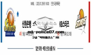 2025년 1월 29일 16:00 WKBL 프로농구 신한은행 vs KB스타즈 스포츠 픽 2025년 1월 29일 16:00 WKBL 프로농구 신한은행 vs KB스타즈 스포츠 픽