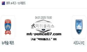 2025년 1월 4일 15:00 호주 A리그 뉴캐슬 제츠 vs 시드니 FC 스포츠 픽 2025년 1월 4일 15:00 호주 A리그 뉴캐슬 제츠 vs 시드니 FC 스포츠 픽