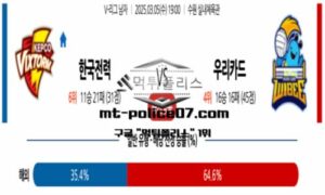 2025년 3월 5일 19:00 V-리그 프로배구 한국전력 vs 우리카드 스포츠 픽 2025년 3월 5일 19:00 V-리그 프로배구 한국전력 vs 우리카드 스포츠 픽