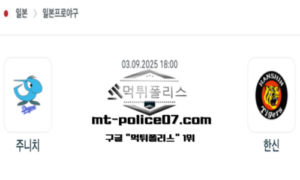 2025년 9월 3일 18:00 NPB 일본야구 주니치 vs 한신 스포츠 픽 2025년 9월 3일 18:00 NPB 일본야구 주니치 vs 한신 스포츠 픽