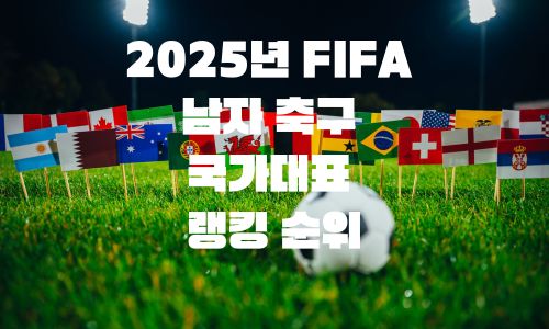 2025년 FIFA 남자 축구 국가대표 랭킹 순위