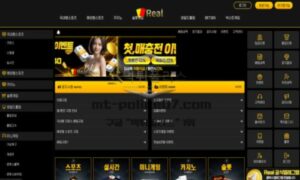 신규 사이트 레알(REAL-17.COM) 먹튀 검증 결과 공개