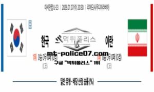 2026년 1월 7일 20:30 아시안컵 U-23 대한민국 vs 이란 스포츠 픽 2026년 1월 7일 20:30 아시안컵 U-23 대한민국 vs 이란 스포츠 픽
