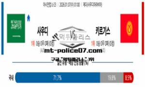 2026년 1월 7일 01:00 아시안컵 U-23 사우디 vs 키르기스스탄 스포츠 픽 2026년 1월 7일 01:00 아시안컵 U-23 사우디 vs 키르기스스탄 스포츠 픽