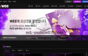 WEE 신규사이트 먹튀검증 결과 공개