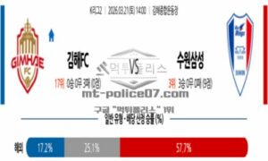 2026년 03월 21일 14:00 대한민국 K리그 2 김해 FC VS 수원삼성 블루윙즈 2026년 03월 21일 14:00 대한민국 K리그 2 김해 FC VS 수원삼성 블루윙즈