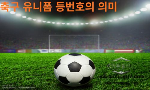 축구 유니폼 등번호의 의미