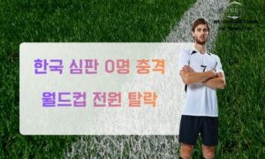 “한국 심판 전원 탈락”… 월드컵 무대서 사라진 韓, 일본·중국과 대조