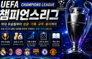 UEFA챔피언스리그 역대 우승팀부터 상금·기록·규칙·용어까지