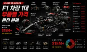 돈으로 보는 스포츠 F1의모든 비용