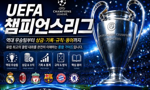 UEFA챔피언스리그 역대 우승팀부터 상금·기록·규칙·용어까지