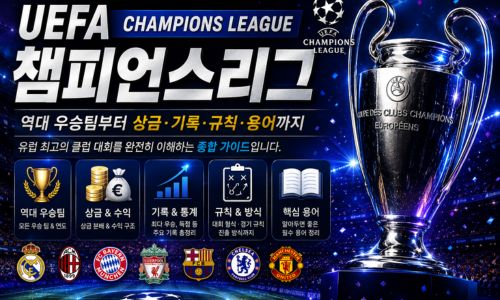 UEFA챔피언스리그 역대 우승팀부터 상금·기록·규칙·용어까지