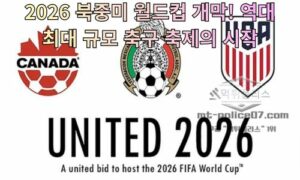 2026 북중미 월드컵 개막! 역대 최대 규모 축구 축제의 시작