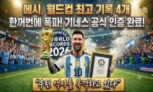 월드컵은 메시의 무대였다…출전·승리·시간 기록 모두 새 역사