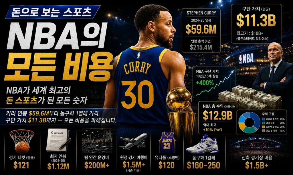 돈으로 보는 스포츠-NBA