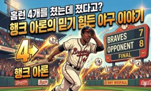 야구 홈런 4개를 쳤는데 졌다고? 행크 아론이 만든 믿기 힘든 야구 이야기