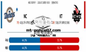 2026년 7월 28일 18:30 KBO 프로야구 NC vs KT 스포츠 픽
