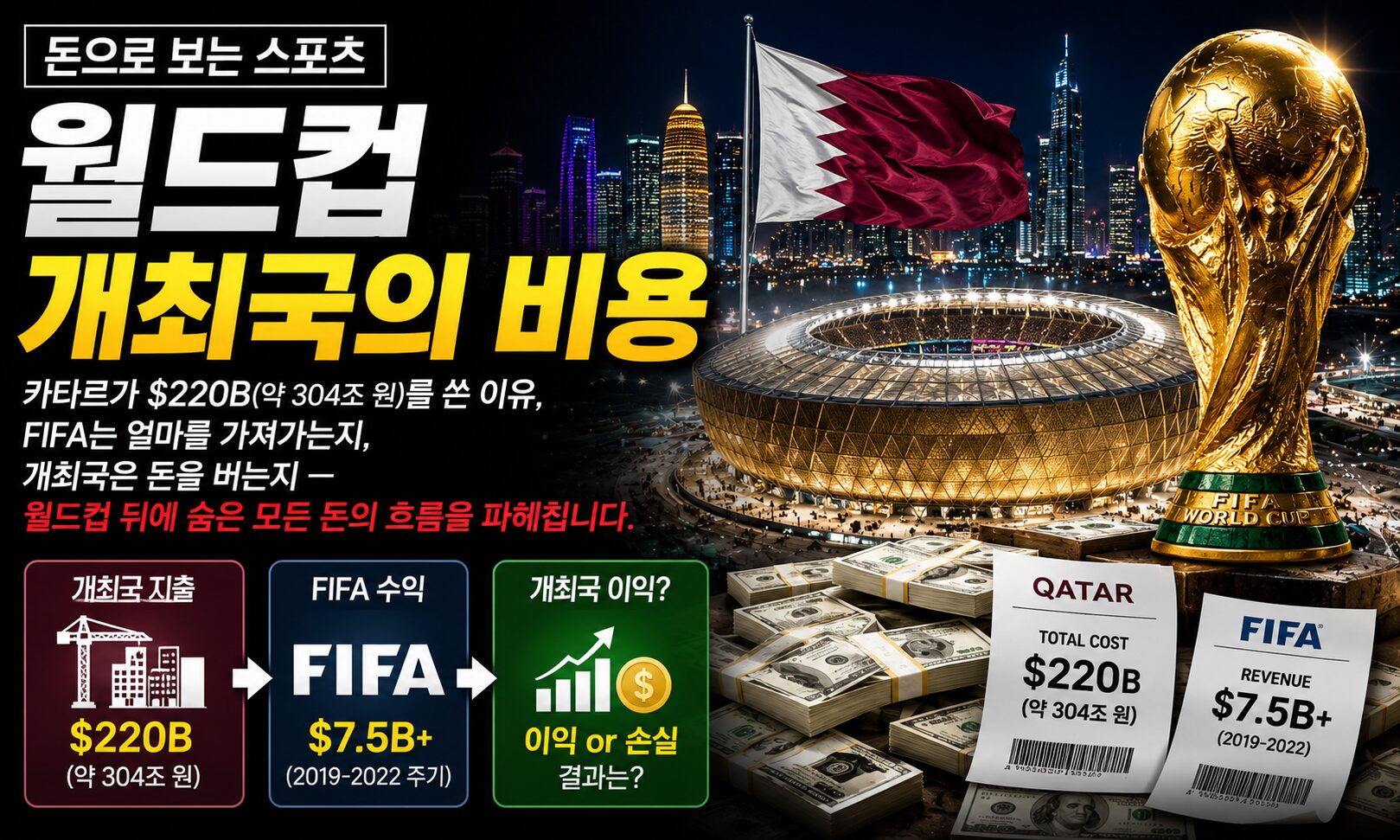 월드컵 개최국의 비용