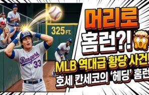 “공이 머리에 맞더니 홈런이 됐다”…MLB 역사에 남은 호세 칸세코의 황당 수비