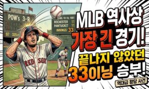 MLB 역사상 가장 긴 경기, 끝나지 않았던 33이닝 승부